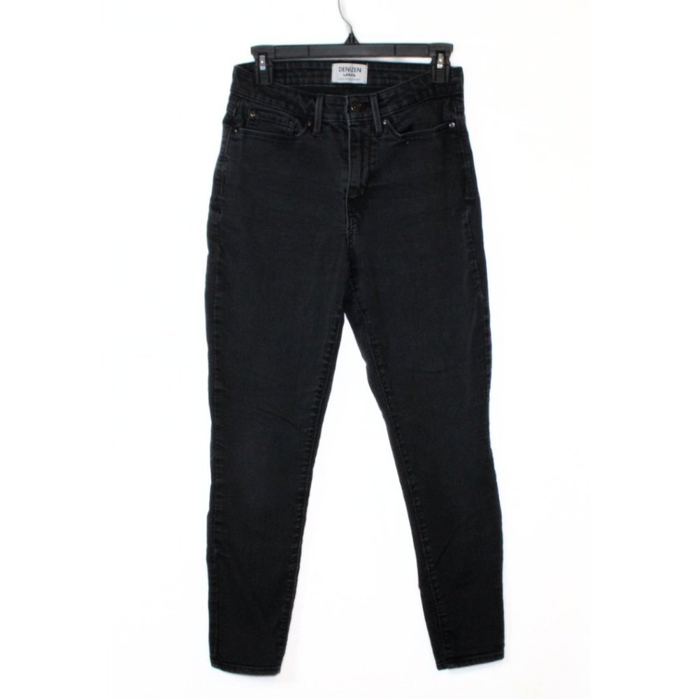 Denizen from Levi's womens jeans size 8 short black stretchy high rise skinny